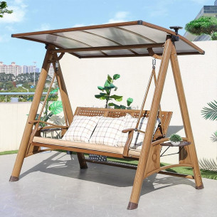 Садовые качели из аллюминия Magnate с подсветкой