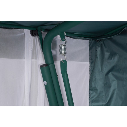 Садовые качели «Афина Премиум Грин» с москитной сеткой