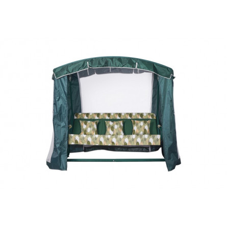 Садовые качели «Афина Премиум Шоколад» с москитной сеткой