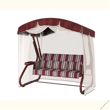 Садовые качели Redford «Портофино Грин» с москитной сеткой 503 З