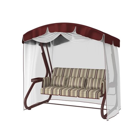 Садовые качели Redford «Портофино Грин» с москитной сеткой 503 З