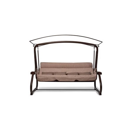 Садовые качели Redford «Бригантина Люкс Шоколад» с москитной сеткой