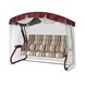 Садовые качели «Бригантина Бордо» с москитной сеткой арт. 502 Б