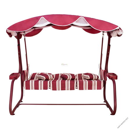 Садовые качели ZALGER Олимпия Премиум бордо арт.98916