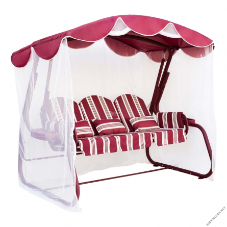 Садовые качели ZALGER Олимпия Премиум бордо арт.98916