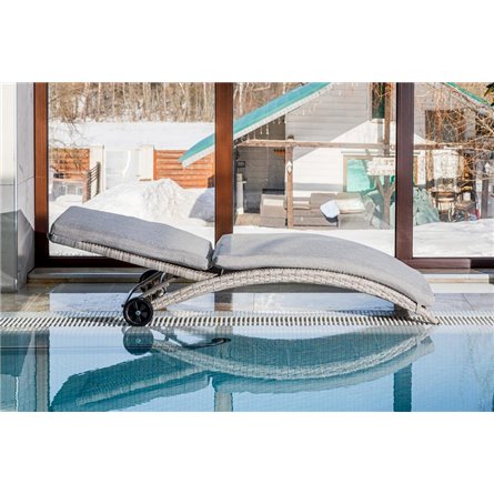 Шезлонги AGATA бежевые с матрасами