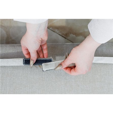 Шезлонг AGATA коричневый с матрасом