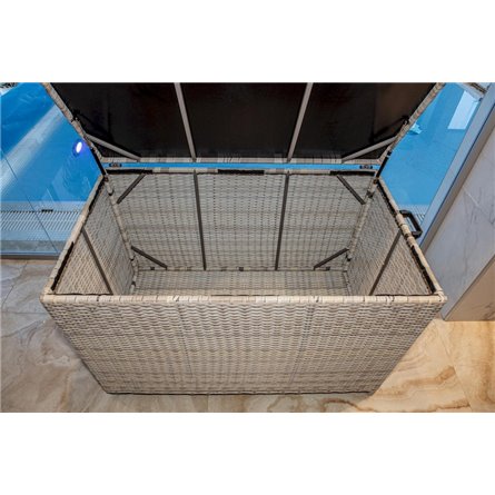 Сундук для хранения KARL 120 c колесиками бежевый