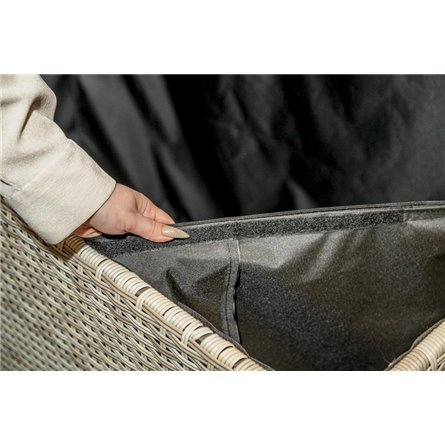 Сундук для хранения KARL 120 c колесиками бежевый