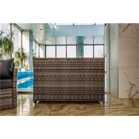 Сундук для хранения KARL 120 c колесиками серый