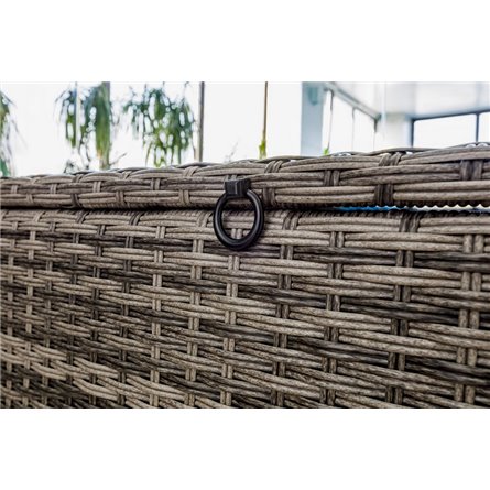 Сундук для хранения KARL 120 c колесиками серый