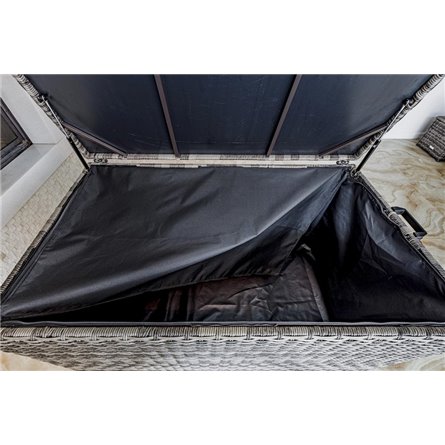 Сундук для хранения KARL 120 c колесиками серый