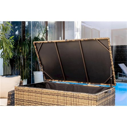 Сундук для хранения KARL 120 c колесиками коричневый