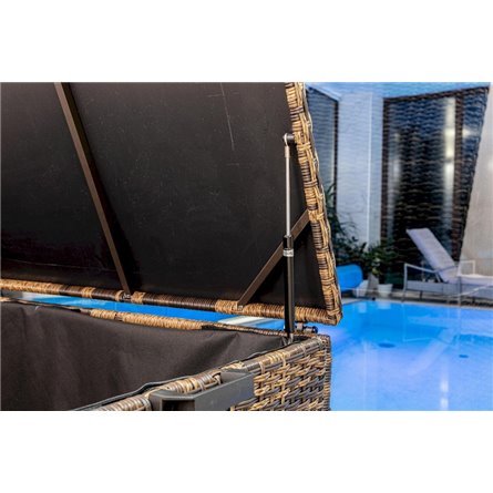 Сундук для хранения KARL 120 c колесиками коричневый