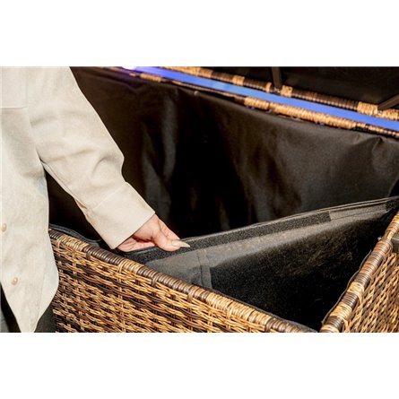 Сундук для хранения KARL 120 c колесиками коричневый