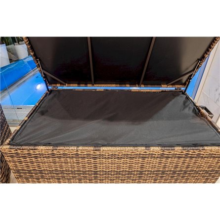 Сундук для хранения KARL 120 c колесиками коричневый