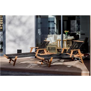 Шезлонг MICHELLE SUNLOUNGE с черной подушкой