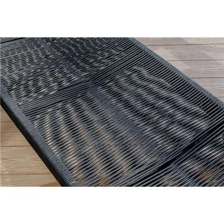 Шезлонг MICHELLE SUNLOUNGE с черной подушкой