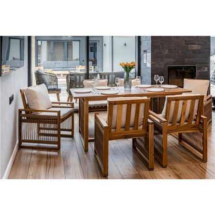 Обеденный комплект GRAND MICHELLE бежевый