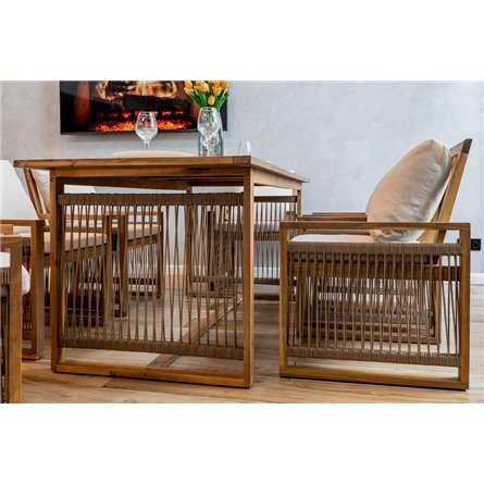 Обеденный комплект GRAND MICHELLE бежевый