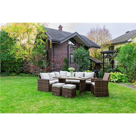 ZORRO PLUS коричневый комплект мебели из искусственного ротанга