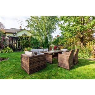 KARL PLUS обеденный комплект коричневого цвета