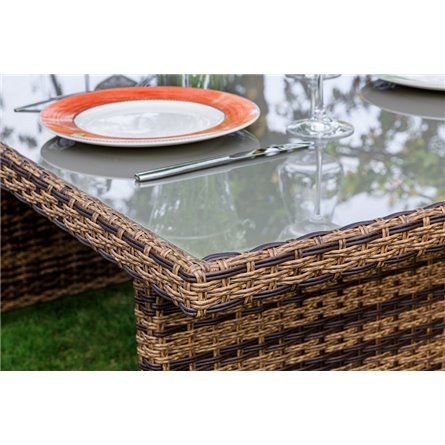 KARL PLUS обеденный комплект коричневого цвета