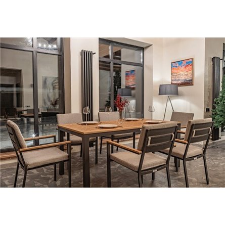 Обеденный комплект OSCAR со столешницей из тика