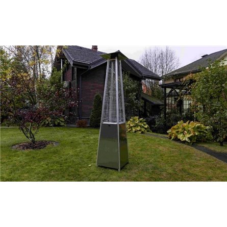 Уличный газовый обогреватель EVA из нержавеющей стали