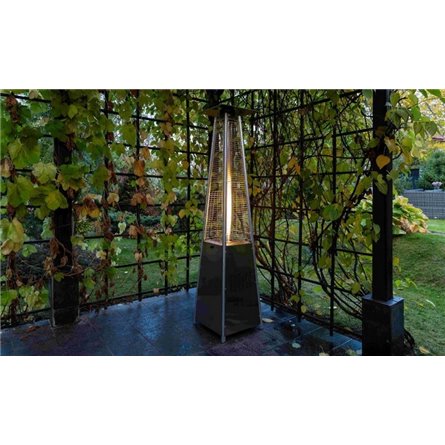 Уличный газовый обогреватель EVA из нержавеющей стали