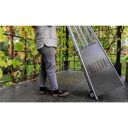 Уличный газовый обогреватель EVA из нержавеющей стали