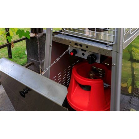 Уличный газовый обогреватель EVA из нержавеющей стали