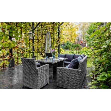 ZORRO PLUS серый комплект мебели из искусственного ротанга