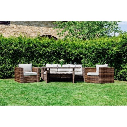 Комплект мебели KARL с обеденным столом (коричневый)