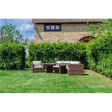 Комплект мебели KARL с обеденным столом (коричневый)