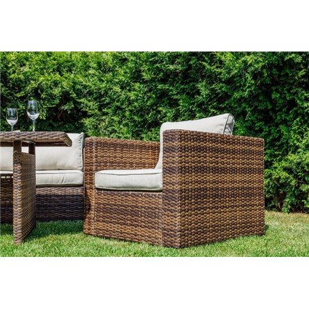 Комплект мебели KARL с обеденным столом (коричневый)