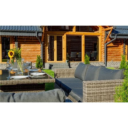 Комплект мебели KARL с обеденным столом (серый)