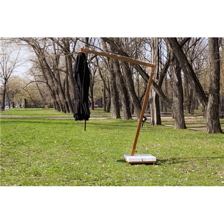 Профeссиональный зонт MAESTRO LUX 350 круглый (Черный)