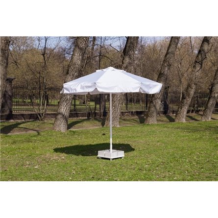 Зонт MISTRAL 300 круглый с воланом (база в комплекте) белый