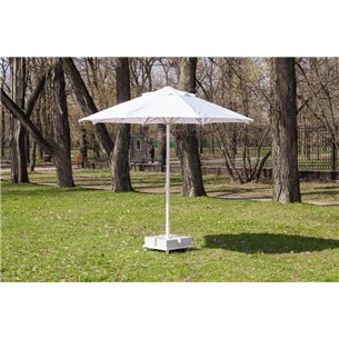 Зонт MISTRAL 300 круглый без волана (база в комплекте) белый