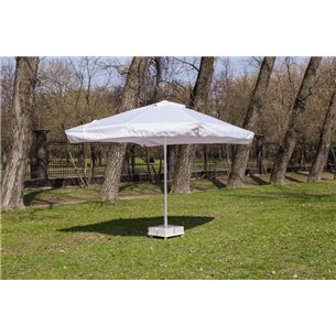 Зонт MISTRAL 300 квадратный с воланом (база в комплекте) белый