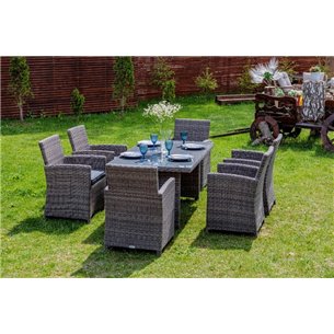 Обеденный комплект FIONA из искусственного ротанга