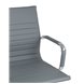 TopChairs Visit серое, обивка из экокожи, металический каркас