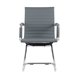 TopChairs Visit серое, обивка из экокожи, металический каркас