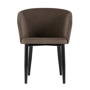 Кресло Ральф велюр коричневый