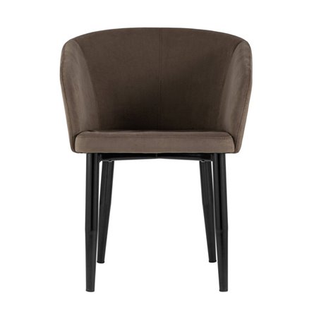 Кресло Ральф велюр коричневый