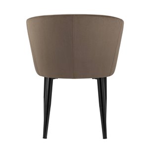 Кресло Ральф велюр коричневый