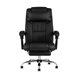 TopChairs Royal офисное черное в обивке из экокожи, механизм качания и регулировки по высоте "Му