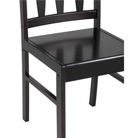 INGRID из стола и четырех стульев деревянные, ножки стола и каркас стульев из массива гевеи