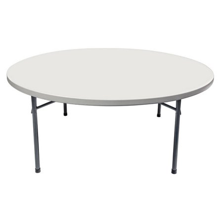 круглый складной пластиковый Кейт 160, стальной каркас, полиэтилен высокой плотности HDPE